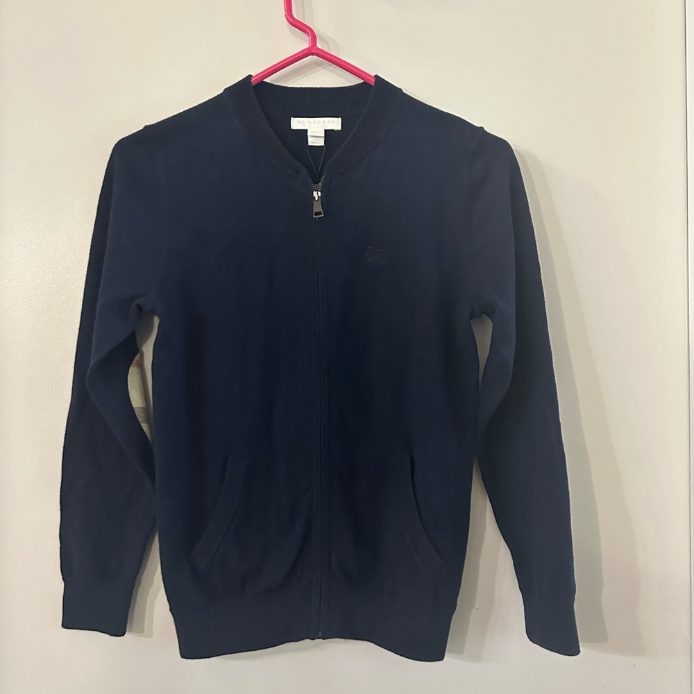 Burberry Kids 10y Zip Up Cardigan (Chest 22 Length 15) Nwt
